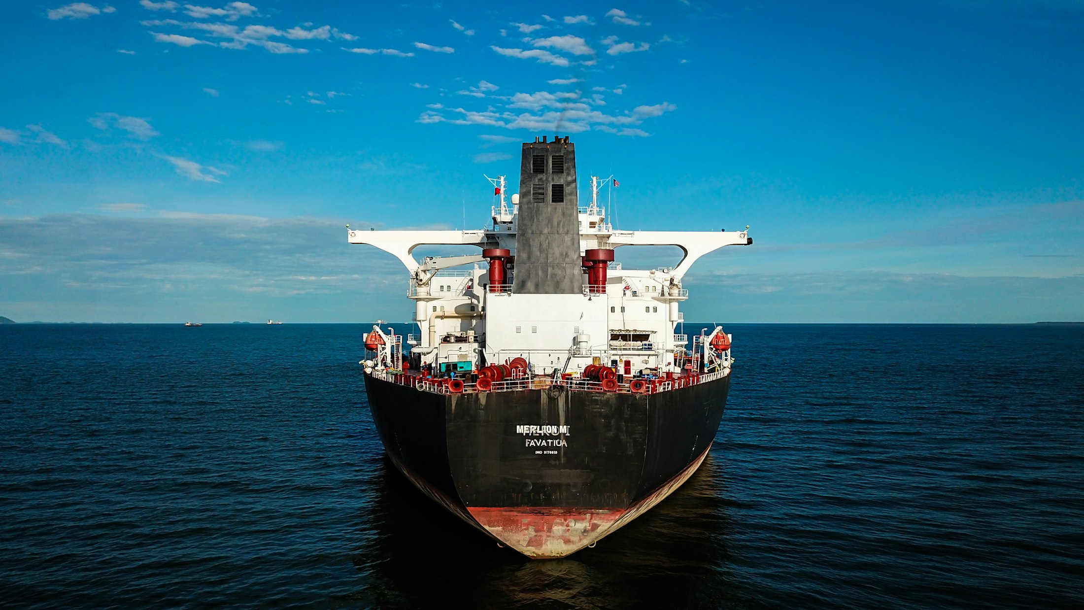 Tanker at anchorage
