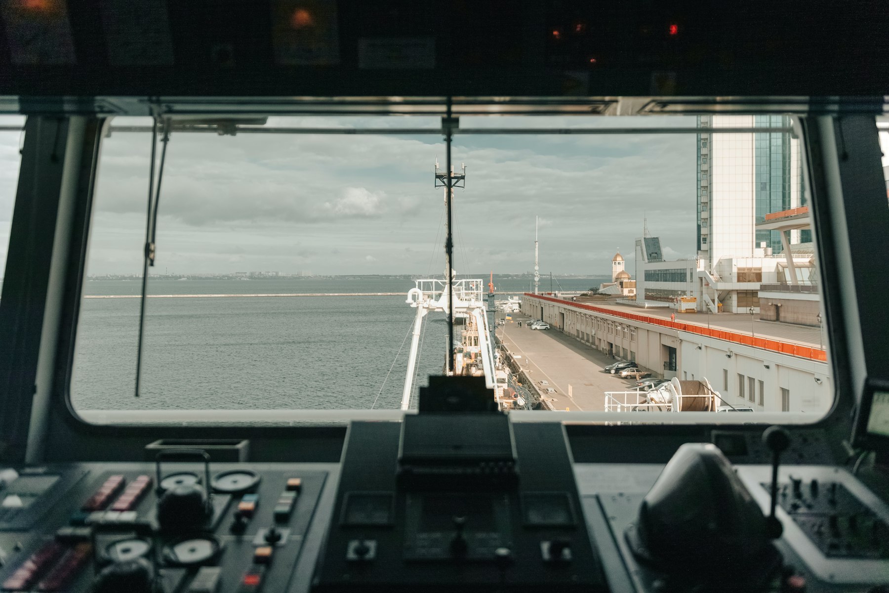 Officer on bridge watch
